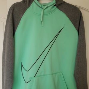 Nike green blue sweatshirt